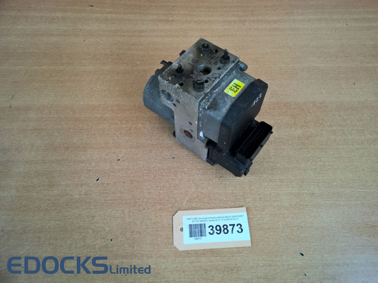 ABS Steuergerät Hydraulikblock Block 0265220457 DT 0273004231 Vectra B Opel