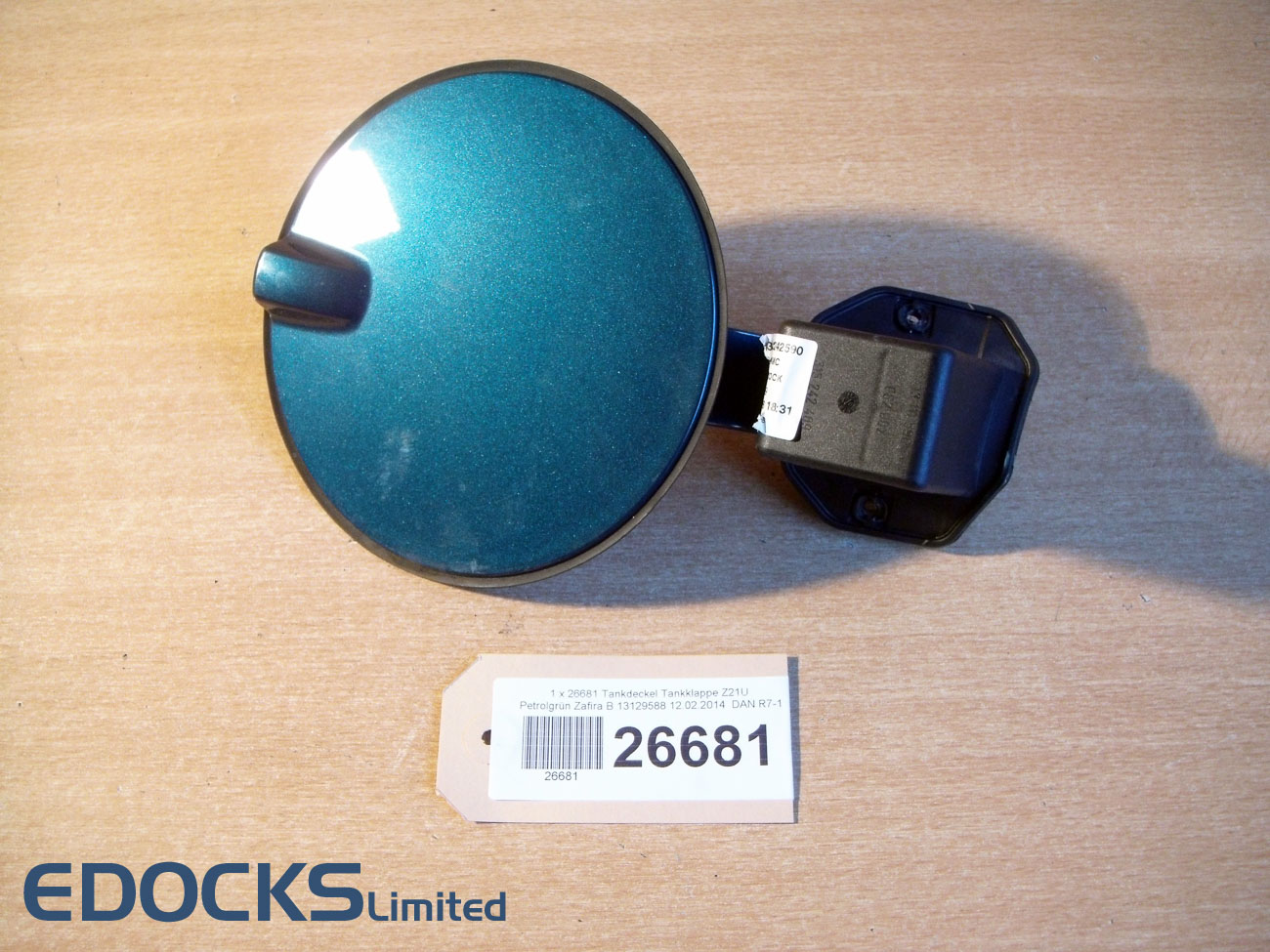 Tankdeckel Tankklappe Z21U Petrolgrün Zafira B Opel