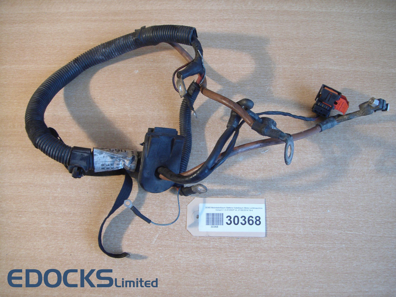 Motorkabelbaum Batterie Kabelbaum Motor Lichtmaschine Corsa C 1,0 Z10XEP Opel