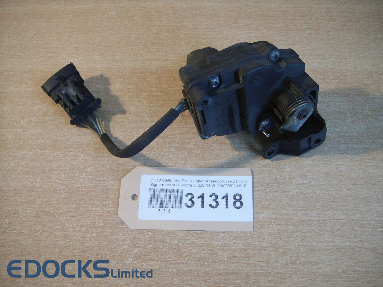 Stellmotor Rückschlagventil Drallklappen Zafira B Vectra C Signum 2,2 ...