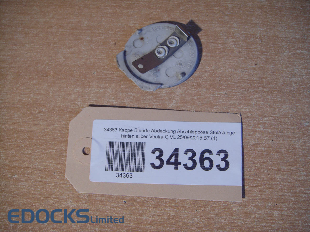 LT Easiyl Abschleppösen-Abdeckung Für VW Caddy MK3 2003-2010 - Originalersatz