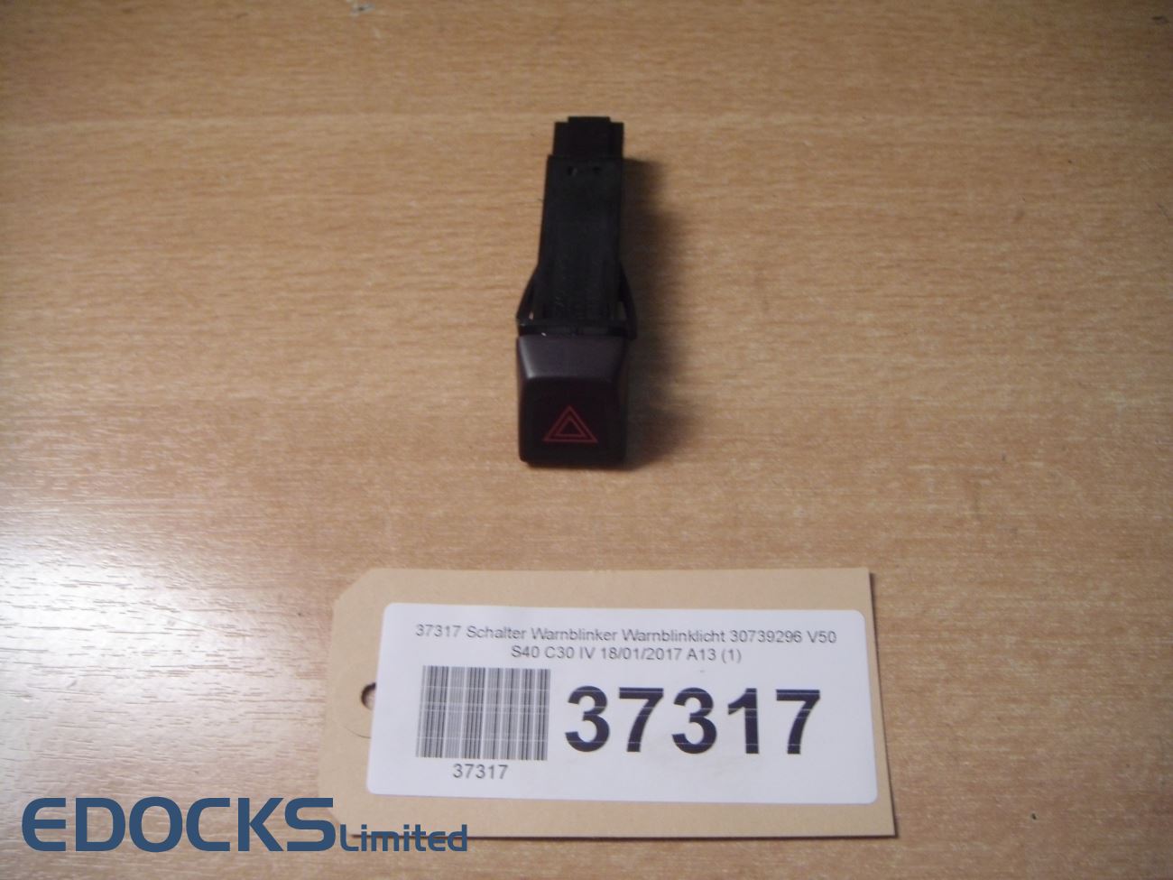 Hazard Light Switch 30739296 V50 S40 C30 Volvo eBay