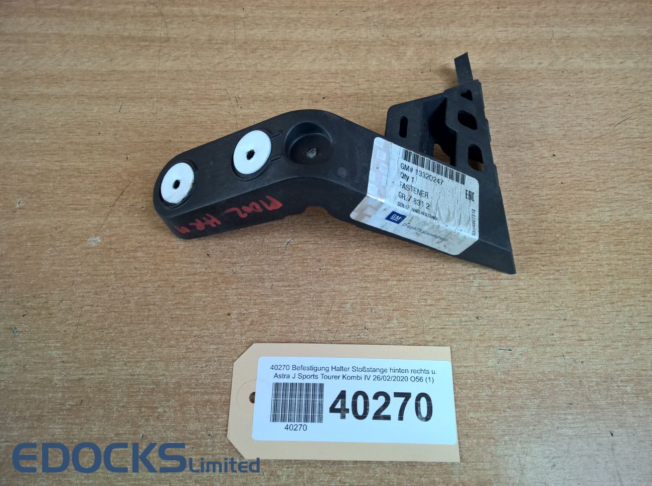 Befestigung Halter Stossstange Hinten Rechts U Astra J Sports Tourer Kombi Opel